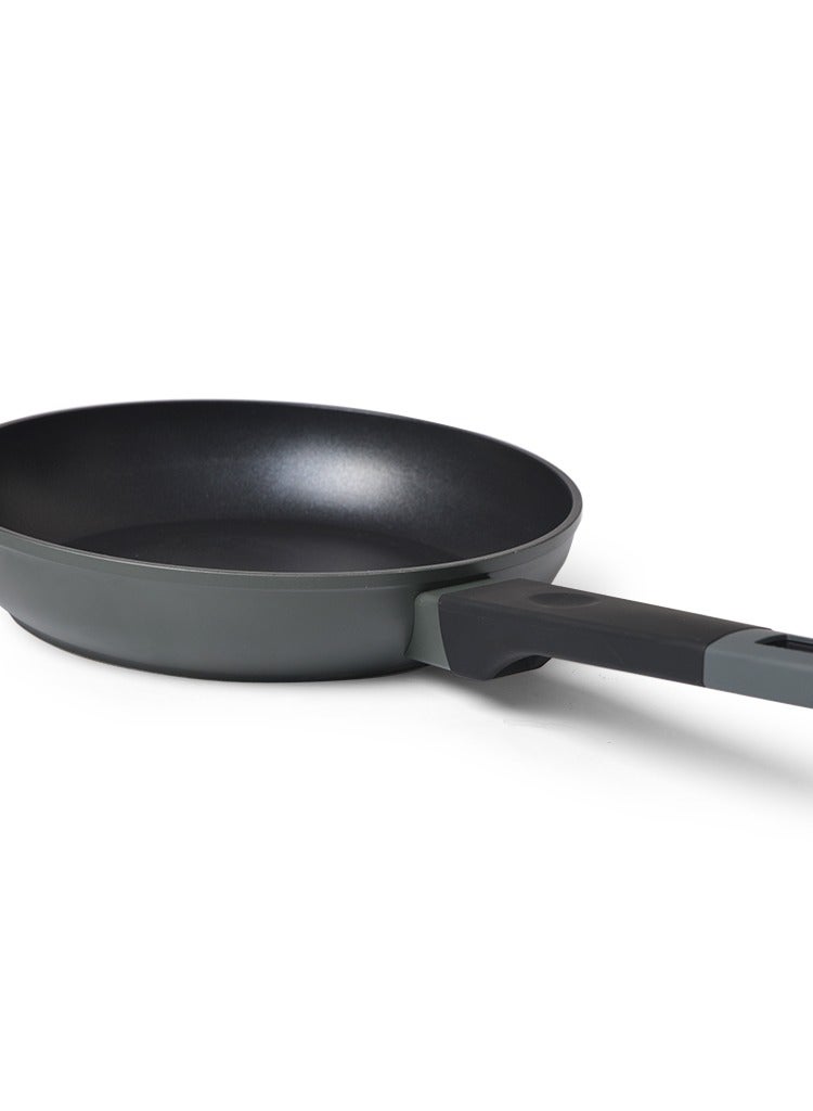 Frying Pan 28cm, Joan Series, Aluminum with Non-Stick Touchstone with Induction Bottom with Bakelite Handle with Soft-touch Coating