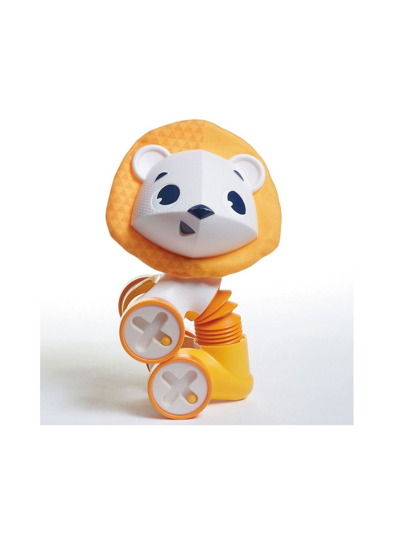 Tiny Rolling Toys - Leonardo The Lion - Yellow