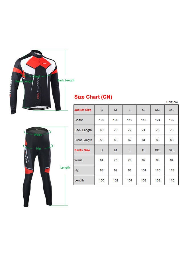 Long Sleeves Cycling Jersey With Pant Set