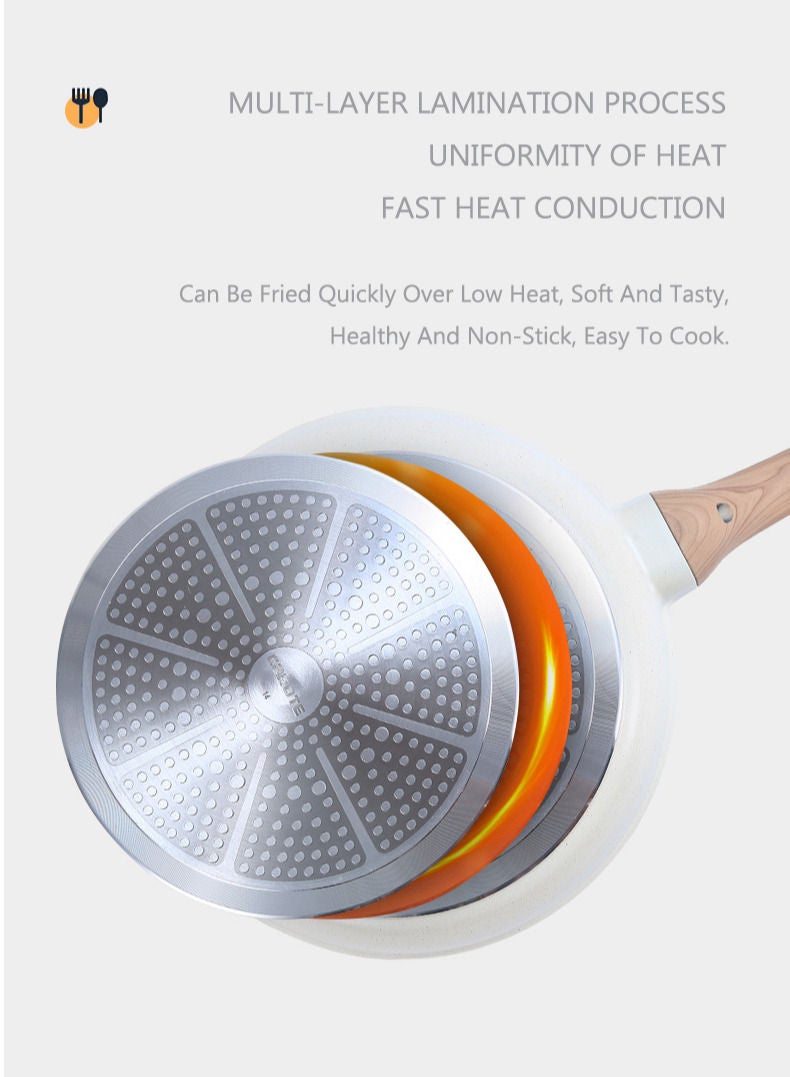7-Piece Cook Set,  Saucepans 18/24/28 cm with Airtight Lids, 24cm Frying Pans, All Heat Sources Including Induction