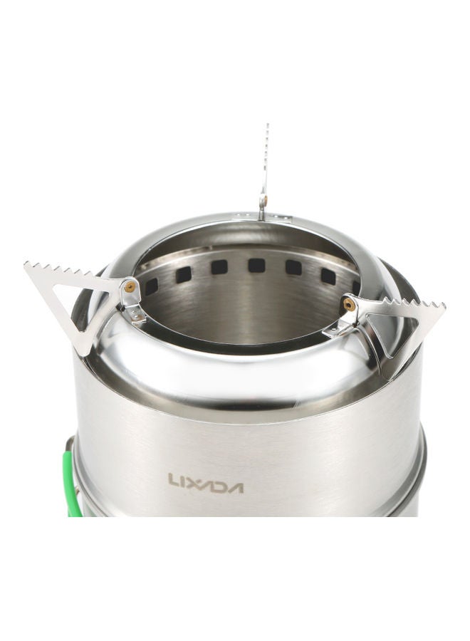 Folding Stainless Steel Camping Stove 14.40 x 9.00 x 14.00cm