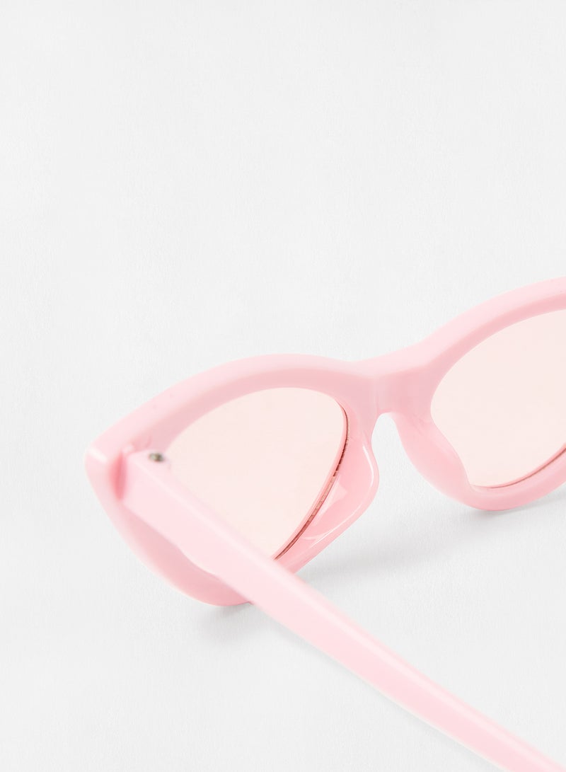 Girls' Diamante Cat Eye Sunglasses