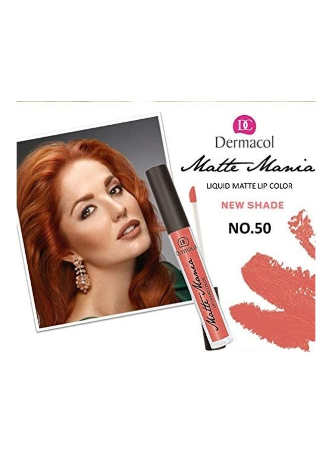 Matte Mania Liquid Lip Colour No 50
