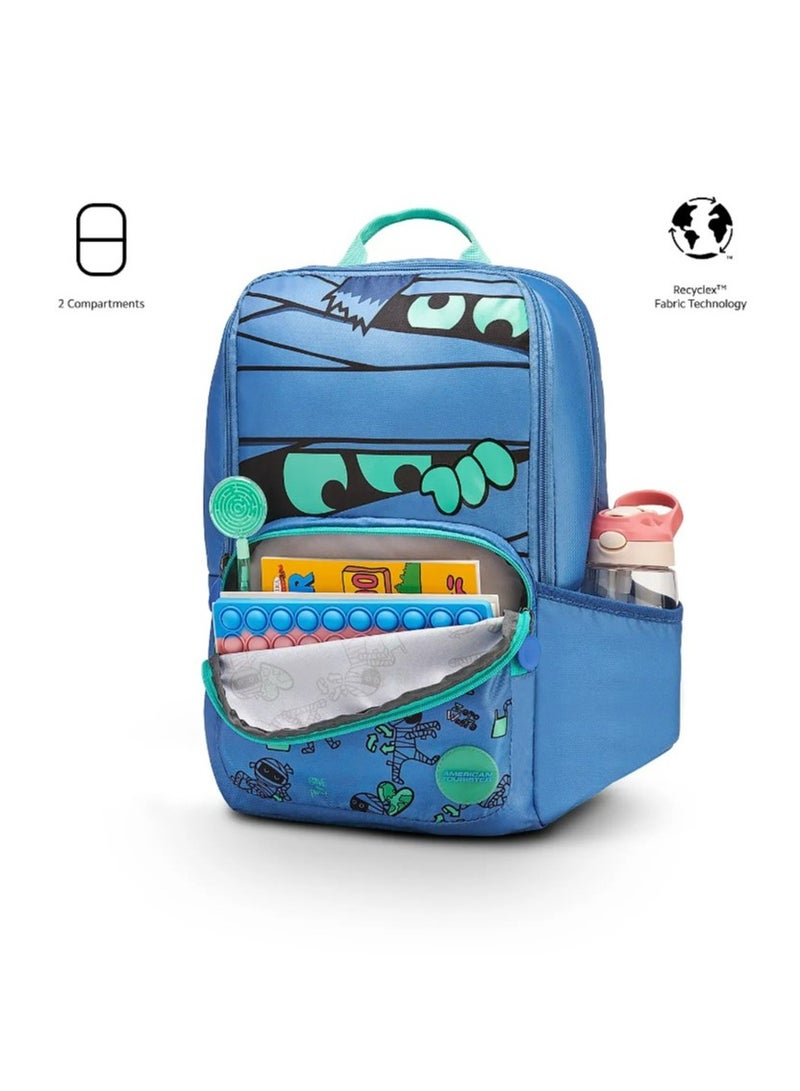 American Tourister Diddle 2.0 Mummy Blue Backpack for 4 to 6 Years Kids Ergonomically Designed