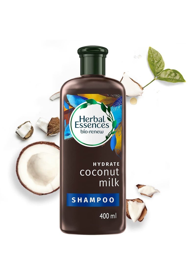 Herbal Essences Coconut Milk SHAMPOO For Hydration No Paraben No Colorants No Gluten 400ML