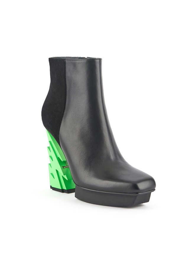 Glam Square Boot, Women, Black
