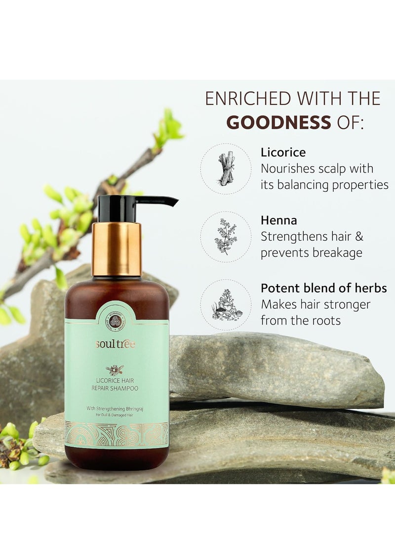 SoulTree Licorice Hair Repair Shampoo with Strengthening Bhringraj 250ml