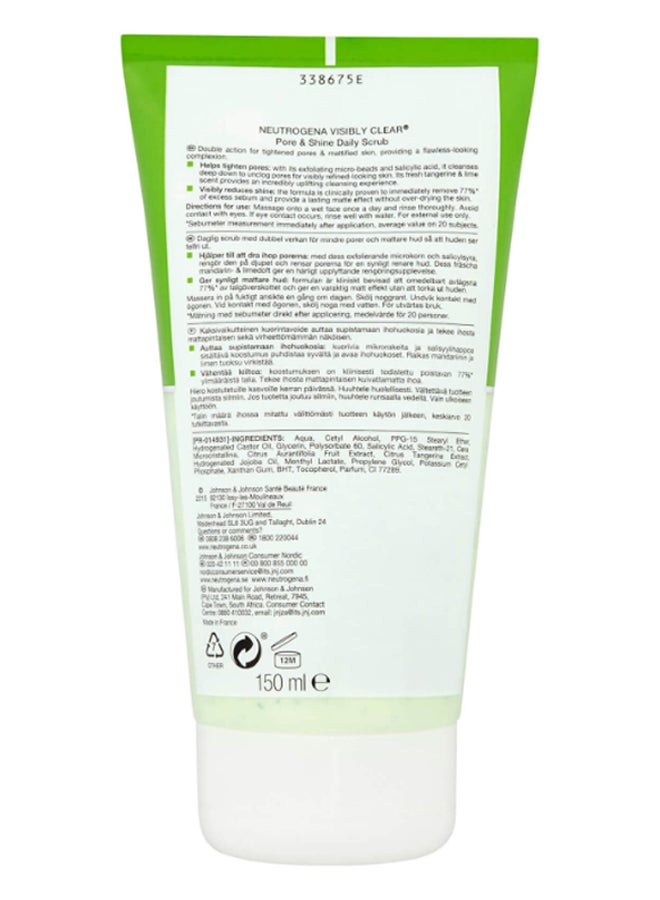 Visibly Clear Pore And Shine Daily Scrub 150ml