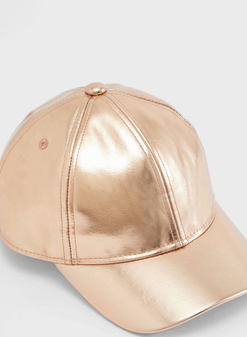 Kids Baseball Cap Rose Gold