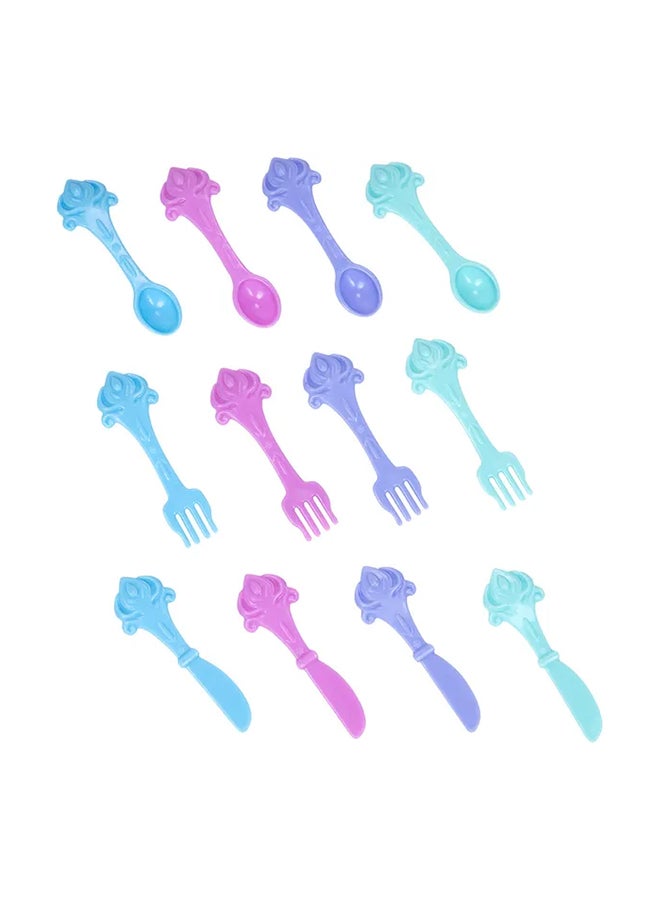 Frozen 2 Franchise 26-Piece Dinner Set 34cm – Pretend Play Kitchen Toy for Kids 34.00cm