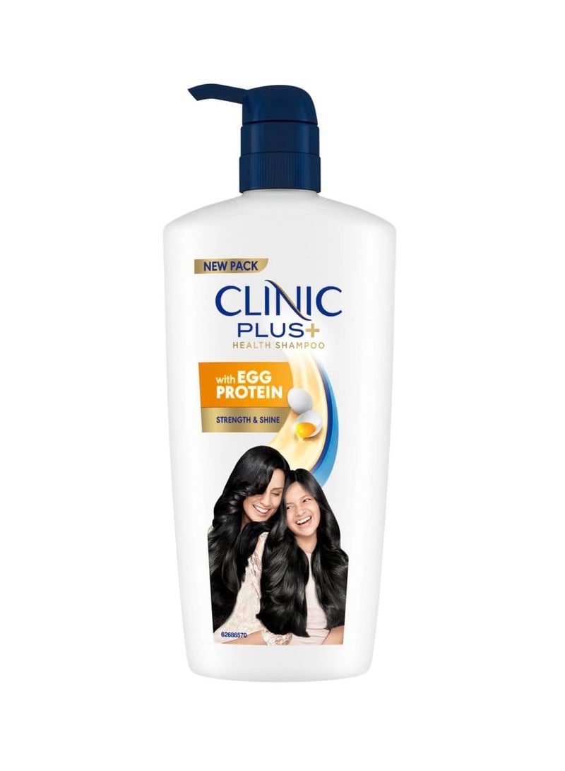 Clinic Plus Strength Shine Shampoo 650ml with Egg Protein All Hair Types