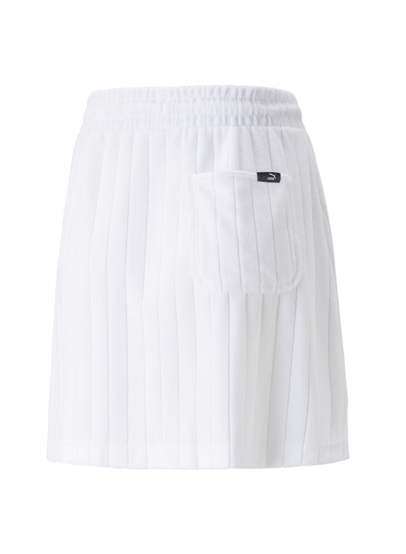 DOWNTOWN Womens Towelling Skirt