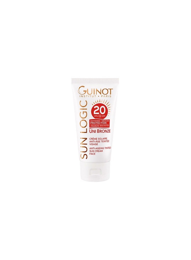 Guinot Unibronze Tinted Face Cream Spf20 50 Ml