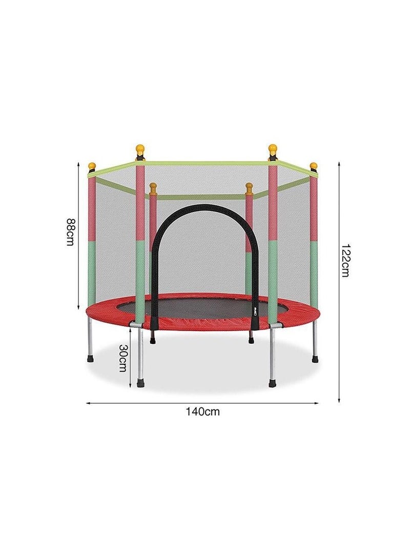 140cm Indoor Trampoline with Protection Net