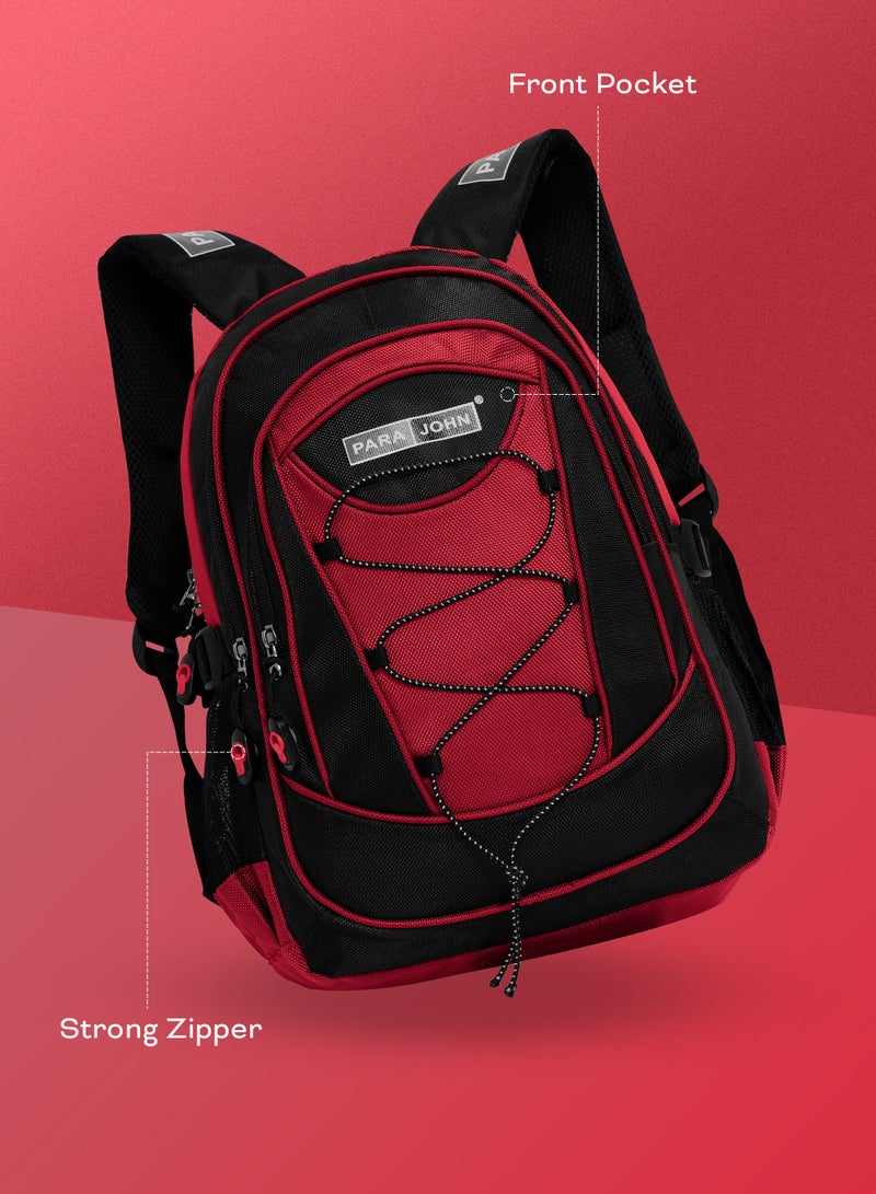 Classic Students School Backpack Red