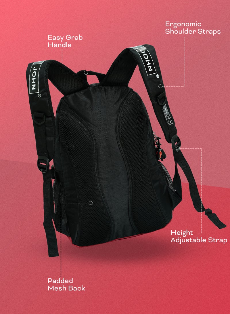 Classic Students School Backpack Red