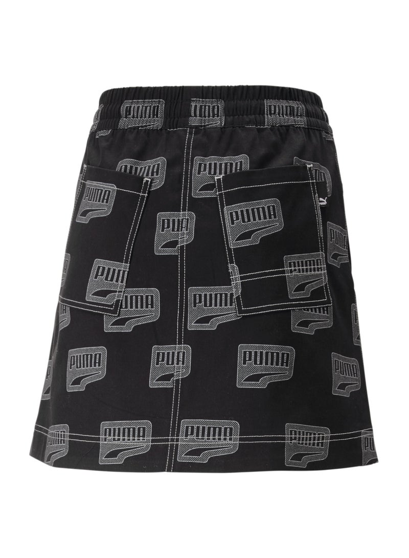 Downtown All-Over-Print Womens Mini Skirt