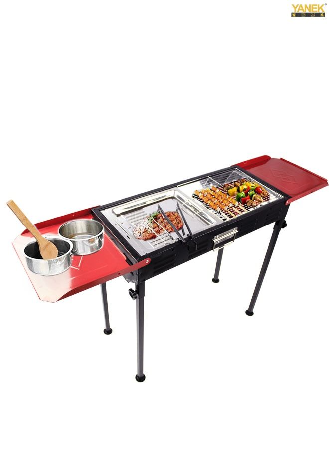 Stainless Steel Charcoal Barbecue Grill Stand