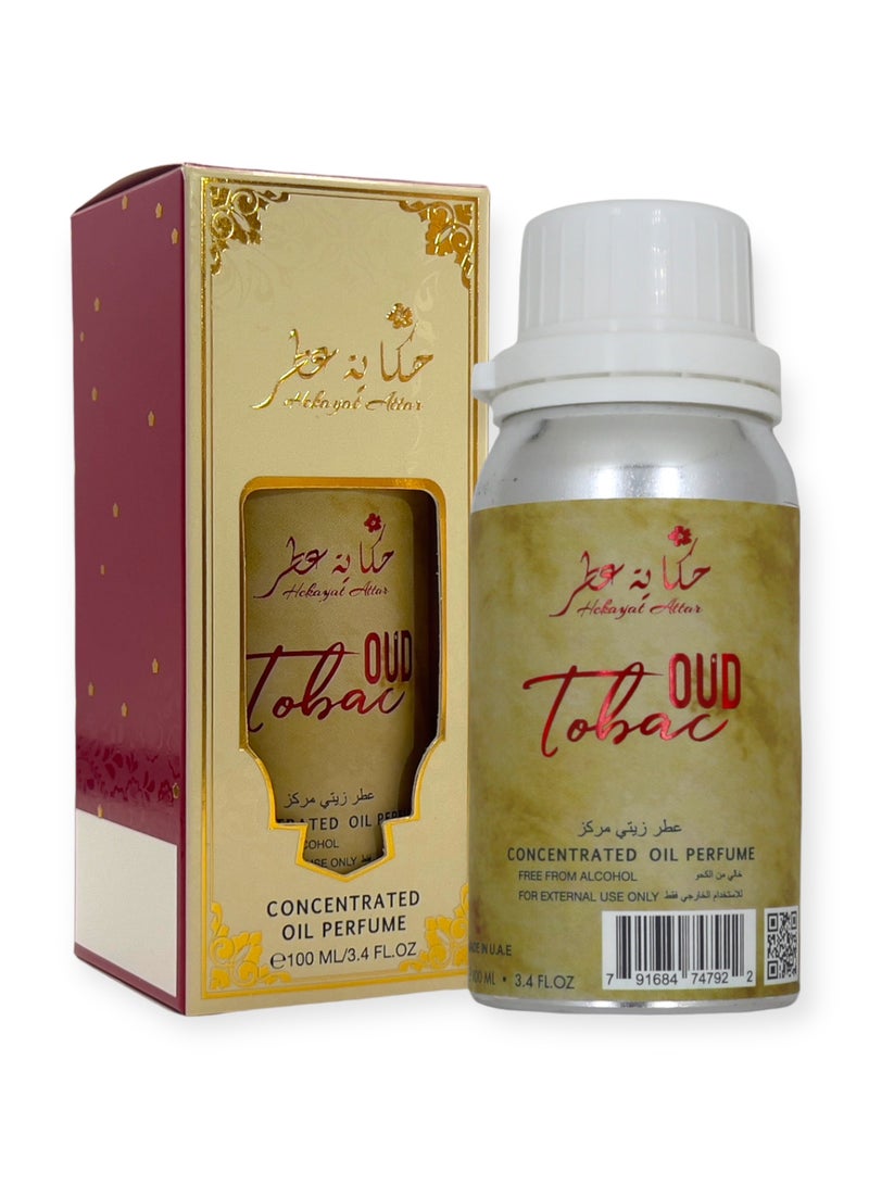 OUD TOBAC 100ML CONCENTRATED PERFUME OIL