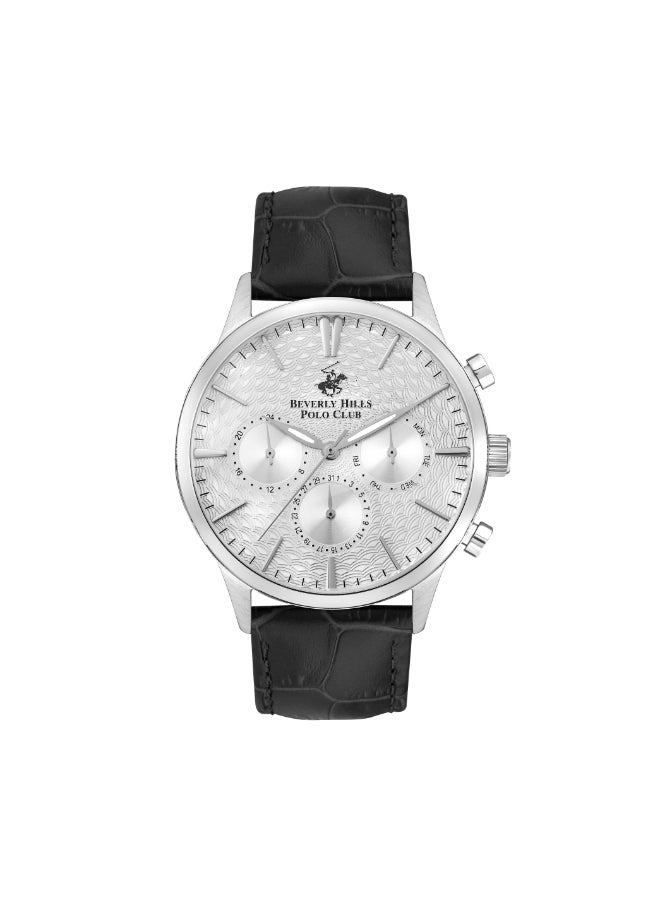BEVERLY HILLS POLO CLUB Men's Multi Function Silver Dial Watch - BP3368X.331