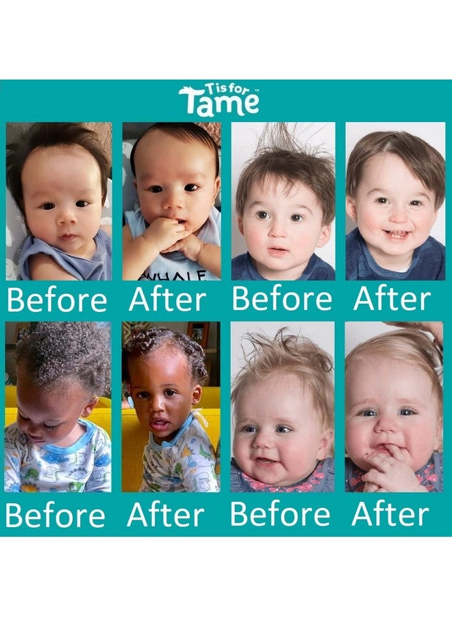 Allnatural Hair Taming Cream For Kids Frizz & Flyaway Control Coconut Oil & Jojoba Leavein Safe For Babies & Toddlers Nongreasy 3.38 Fl Oz (Bundle Of 2)