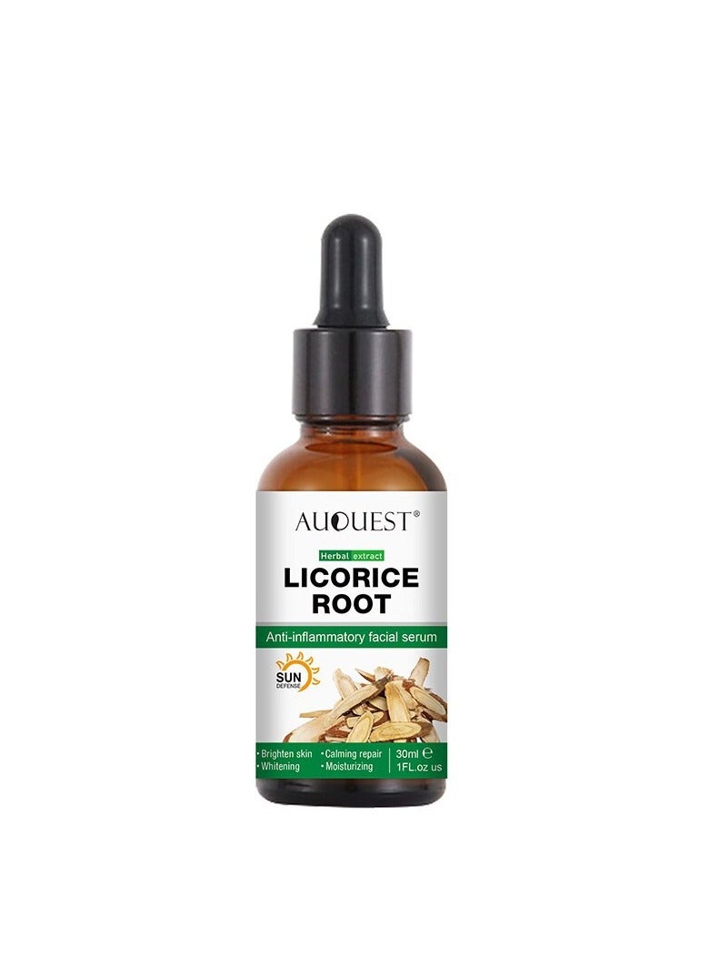 AUQUEST licorice essence fades acne marks and blackheads and brightens skin, hydrating and moisturizing essence