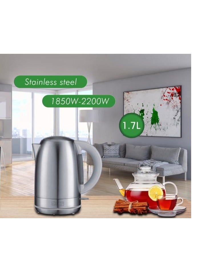 DSP Electric Kettle KK1114 | 1.7 litres | Stainless Steel Body