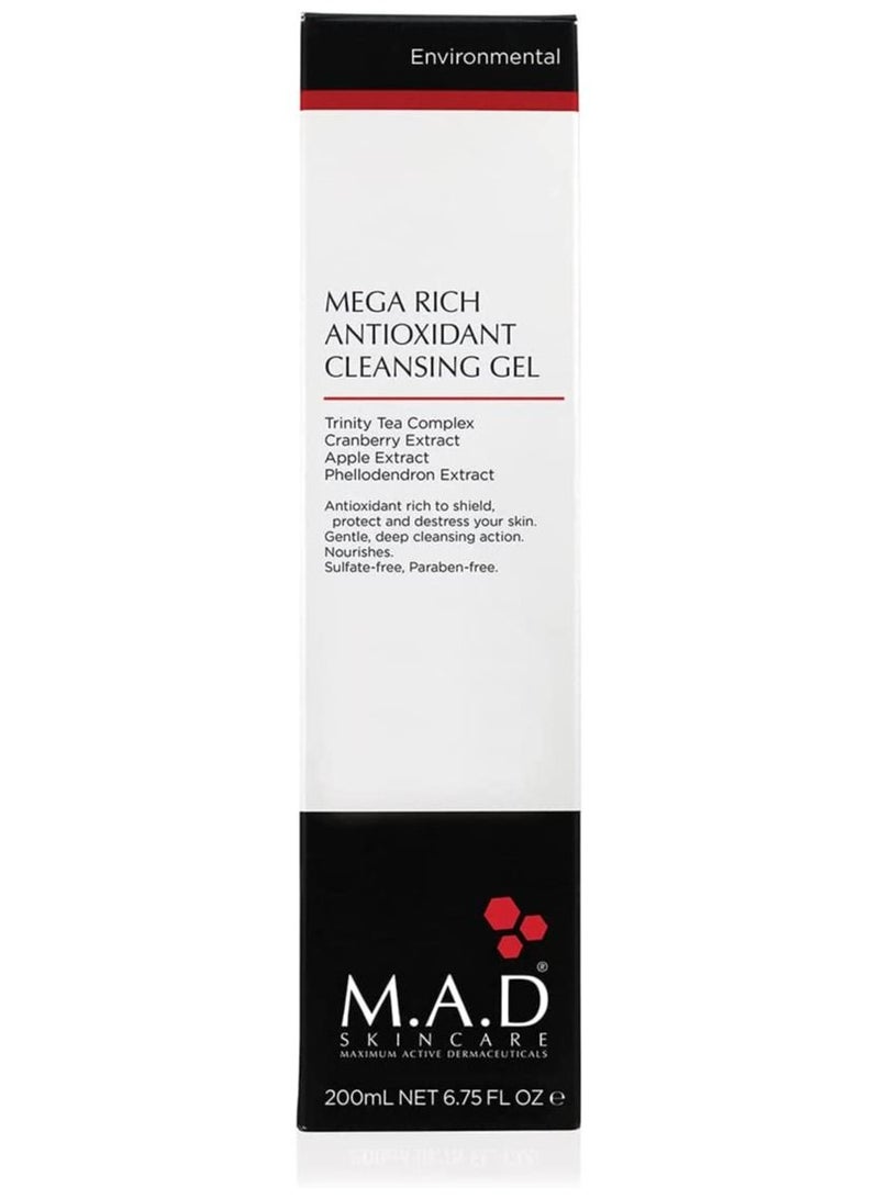 Mega Rich Antioxidant Facial Cleansing Gel