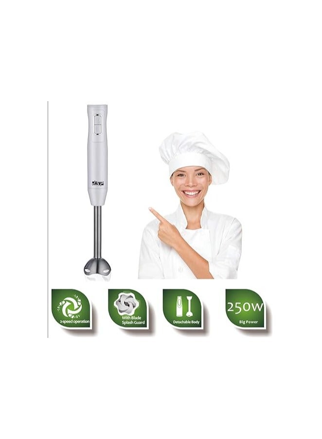 DSP Electric Hand Blender 2-Speed, Stainless Steel, Durable for Daily Use, 250w