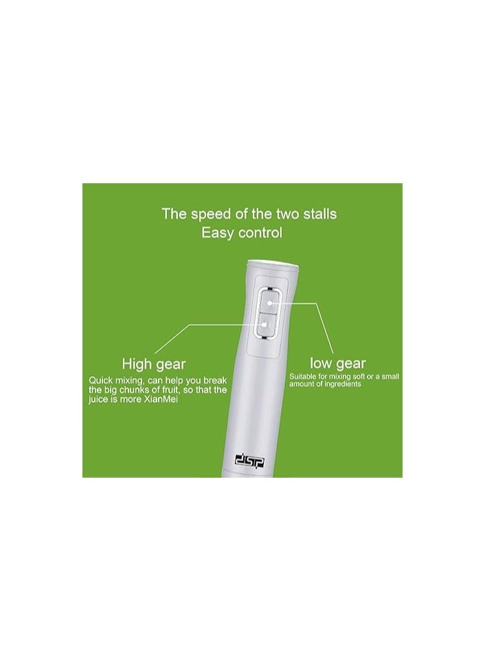 DSP Electric Hand Blender 2-Speed, Stainless Steel, Durable for Daily Use, 250w