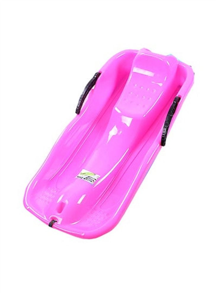 Outdoor Sports Plastic Skiing Boards Sled Luge Snow Grass Sand Board Ski Pad Snowboard With Rope For Double Person