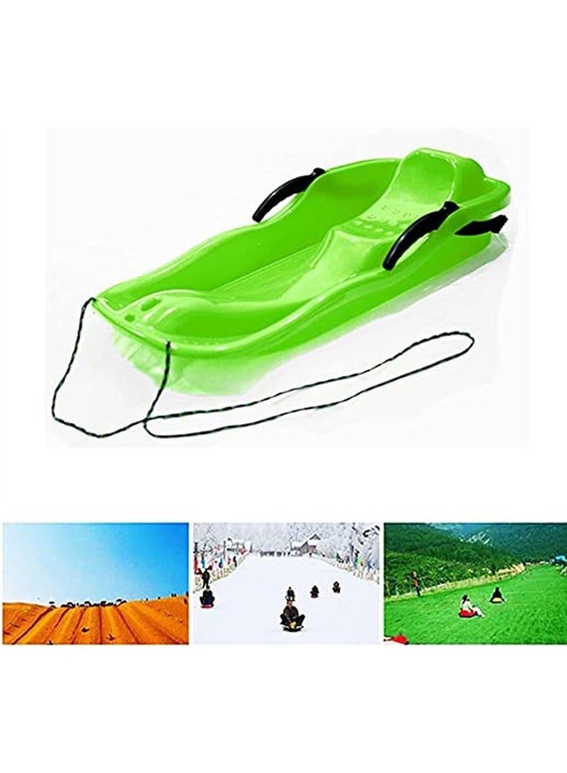 Snow Grass Sand Board With Rope for Children green