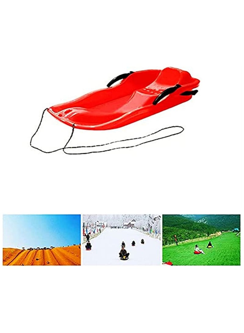 Plastic Sand Boards with Rope(Red)