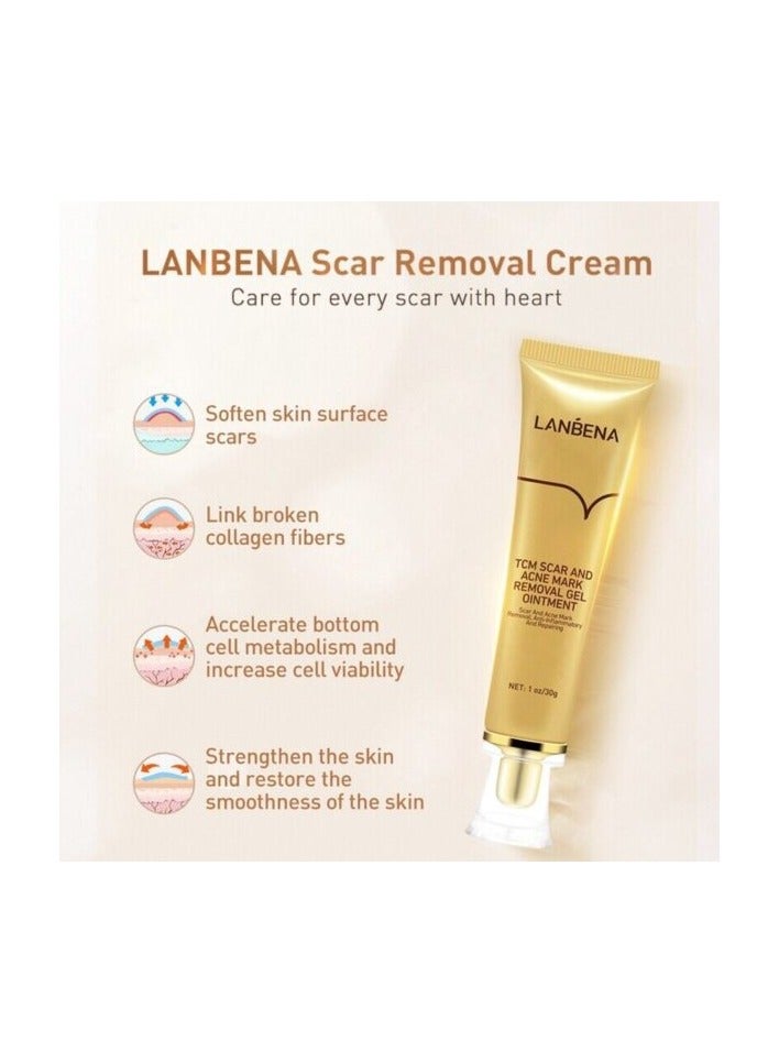 Lanbena TCM Scar and Acne Mark Removal Gel Ointment 30G 2 Pack