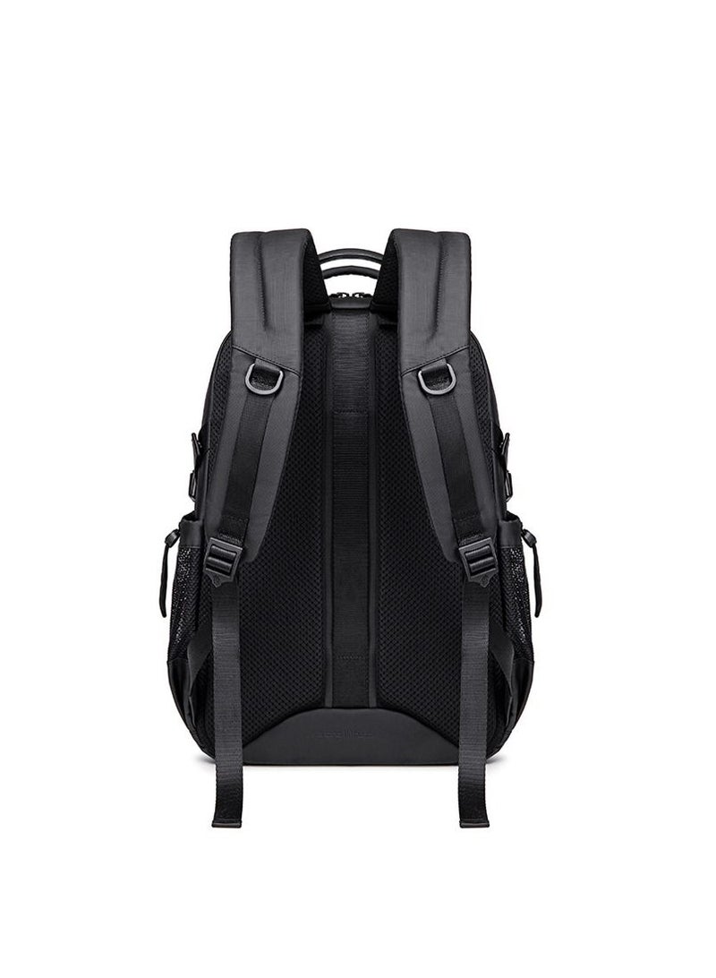 Travel Backpack 15.6 Inch Laptop Backpack For Men Lightweight Water Resistant Business Travel Laptop Bag Computer Bag Purse for Commuting College For Men & Women B00530 Black