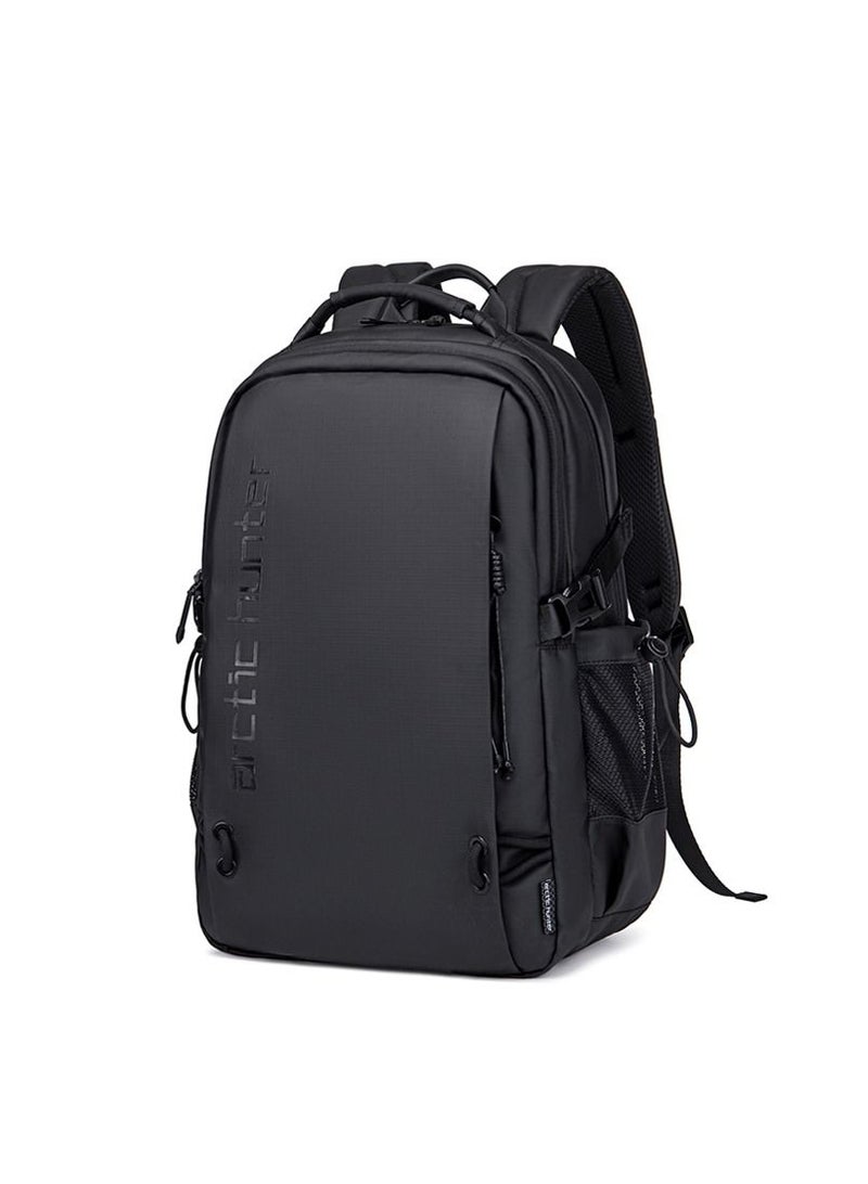 Travel Backpack 15.6 Inch Laptop Backpack For Men Lightweight Water Resistant Business Travel Laptop Bag Computer Bag Purse for Commuting College For Men & Women B00530 Black