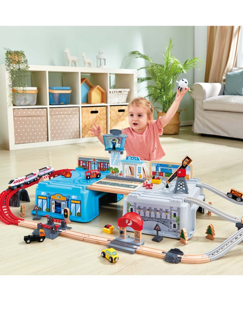 Hape Super Cityscape Transport Bucket Set