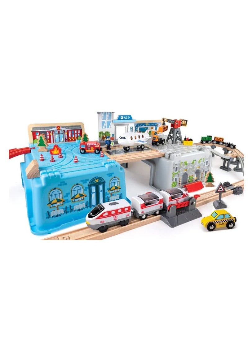 Hape Super Cityscape Transport Bucket Set
