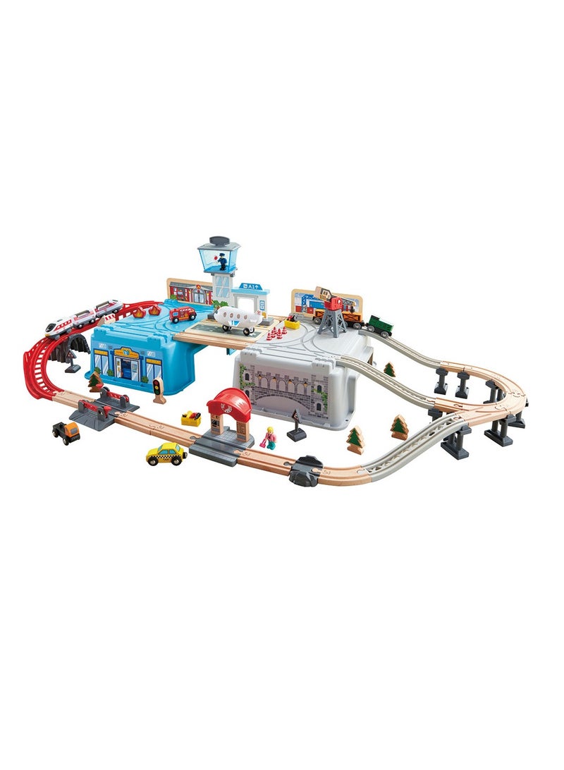 Hape Super Cityscape Transport Bucket Set