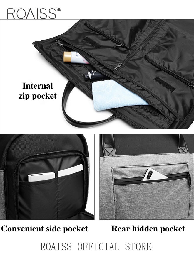 Large Capacity Outdoor Travel Bag Portable Suit Garment Storage Bag Foldable Business Luggage Bag with Multifunctional Organizer Suitable for Carrying and Storing Travel Essentials