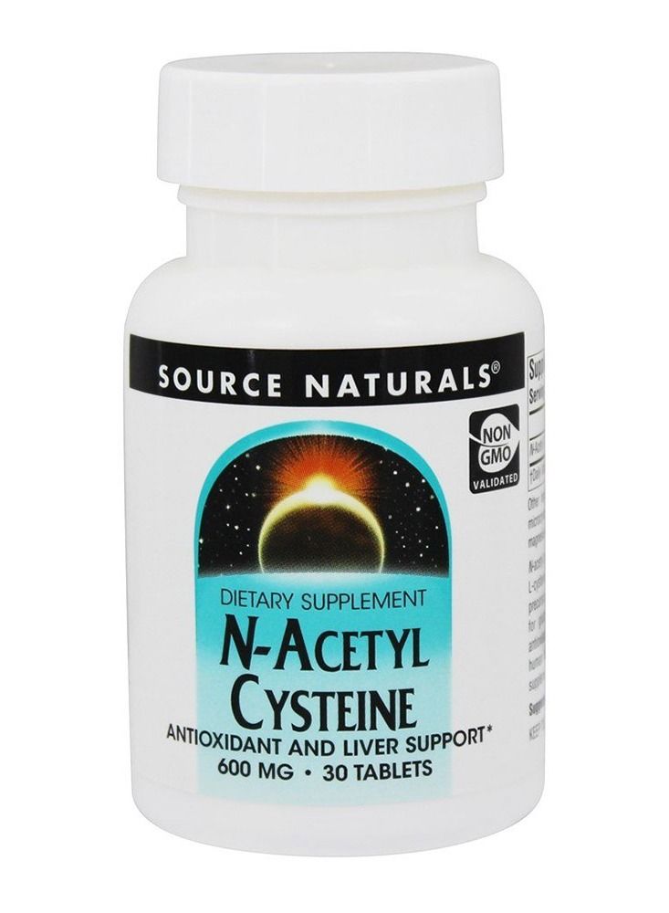 Source Naturals N-Acetyl Cysteine NAC, 600 mg, 30 Tablets