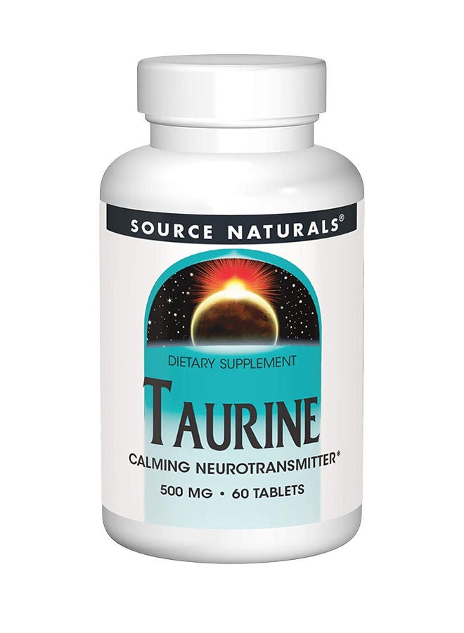 Taurine 500mg Source Naturals, Inc. 60 Tabs