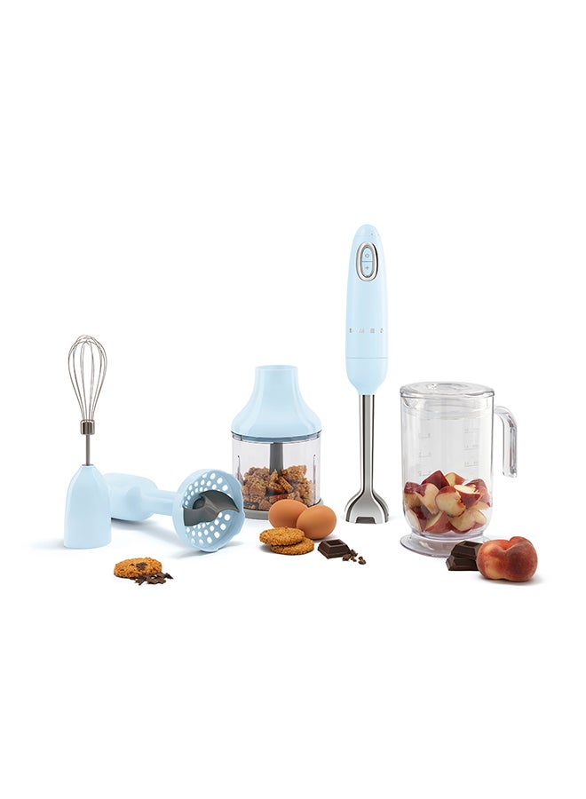 Hand Blender With Accessories HBF02PBUK Blue/Clear