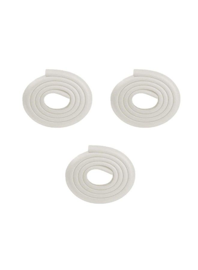 Set Of 3 White Baby Safety Strip Edge Guard Cushion Corner Cover Tape Infant Bump Protector