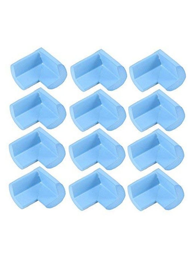 Pack Of 12 Blue Thick Baby Child Infant Kids Safety Safe Table Desk Corner Edge Cushions Guard Protectos