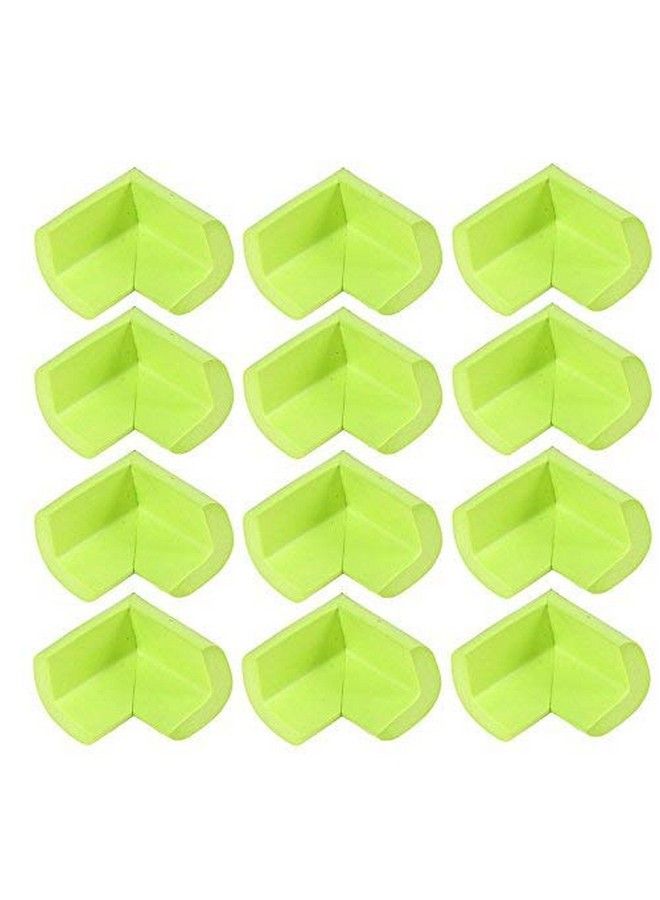 Pack Of 12 Green Thick Baby Child Infant Kids Safety Safe Table Desk Corner Edge Cushions Guard Protectos