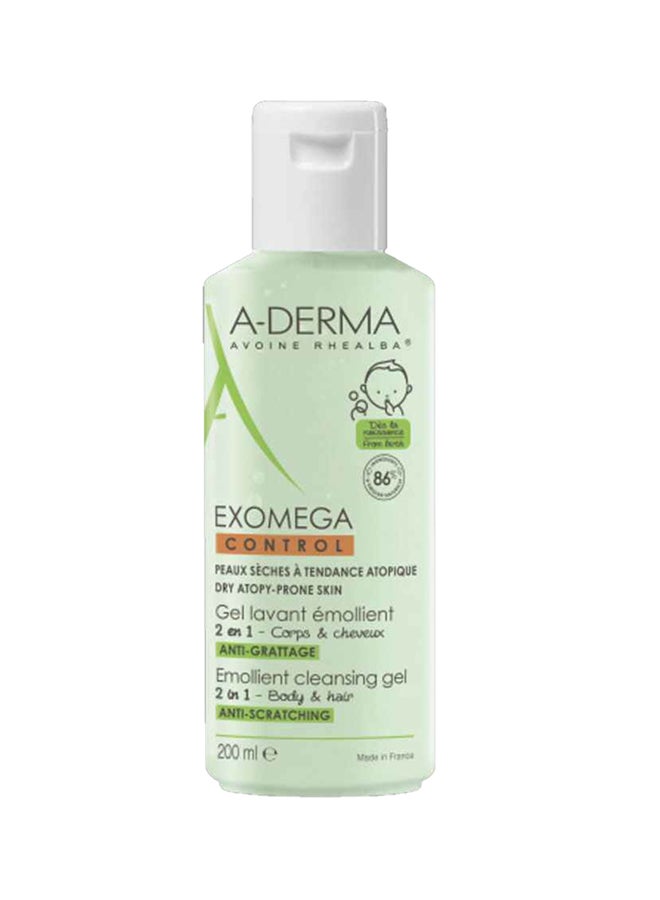 Exomega Emollient Cleansing Gel 2In1 200ml