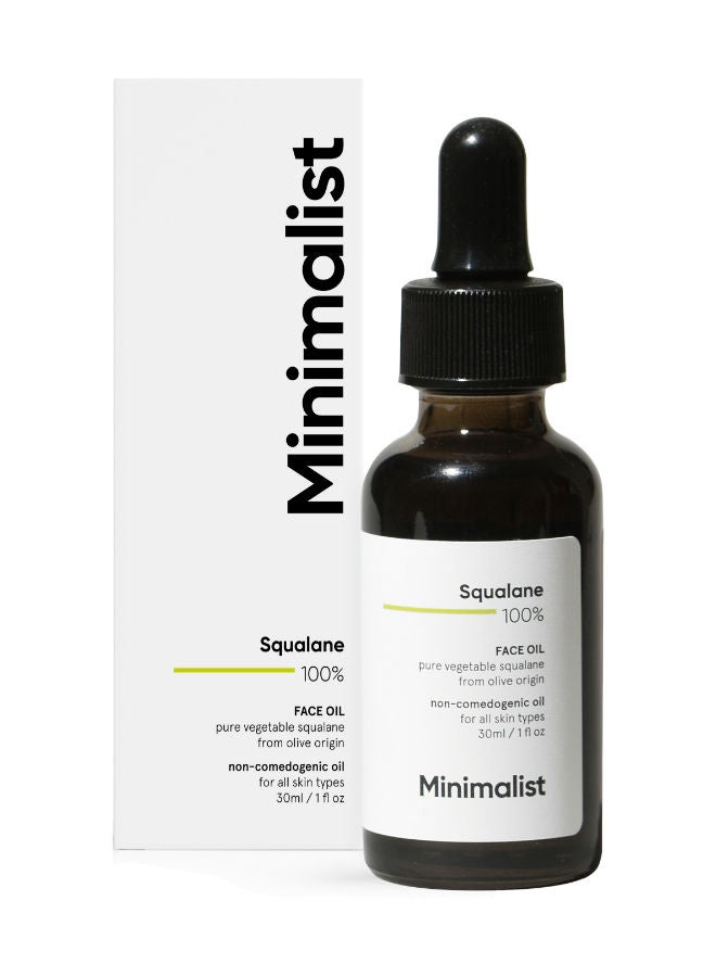 Minimalist Squalane 100% Super-Lightweight Face Oil | Improves Skin Hydration, Provides light Moisturization & Reduces Fine Lines