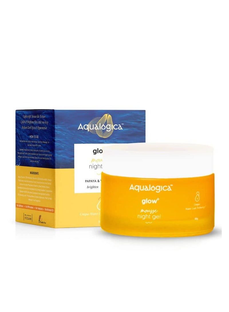 Aqualogica Vitamin C Night Gel with Papaya for Pigmentation Dark Spots 50g