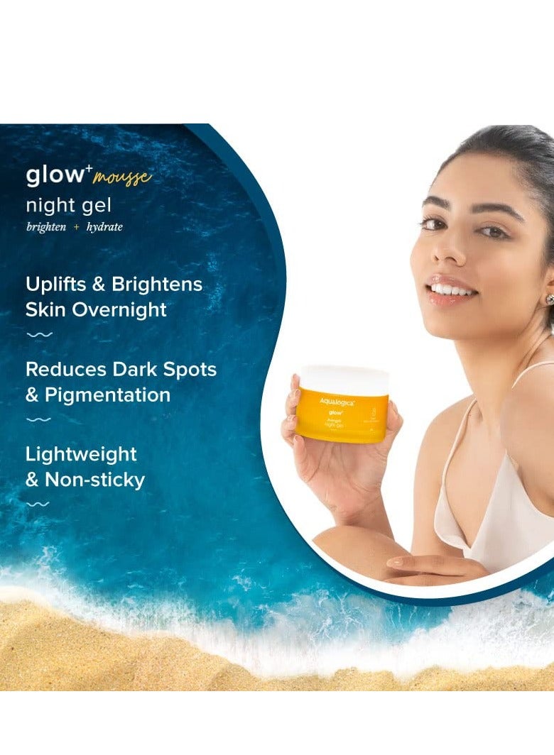 Aqualogica Vitamin C Night Gel with Papaya for Pigmentation Dark Spots 50g